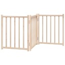 Vidaxl Hundeport Sammenleggbar 3 Paneler 150 cm Heltre Gran