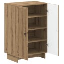 vidaXL Sko Skap EDE 59,5 x 39,5 x 90 cm Konstruert tre Artisan eik