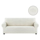 Elastisk sofatrekk 180-240cm - Off-White
