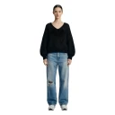Americandreams Dame Strikkevarer Svart XL,