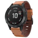 Garmin Fenix 6/5/5 Plus Lær Klokkereim - Brun