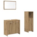  Baderomsmøbler 3 deler artisan eik konstruert tre 8721158714862