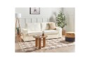 Bäddsoffa Beliani Vuokatti Brun White  