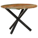  Spisebord rundt 100x100x75 cm gjenvunnet heltre 8720286105740