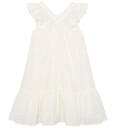Minymo Dress Ss W. Lining White 128