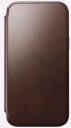 Nomad Modern Horween Leather Folio (iPhone 15 Pro Max) - Mørkebrun