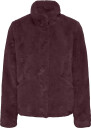 ONLY Onlnewvida Faux Fur Jacket Otw Cc   Burgundy   L