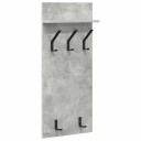  Vegghengt kleshenger Betonggrå 90 x 40 x 10 cm Konstruert tre