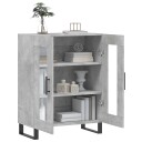 vidaXL Skjenk betonggrå 69,5x34x90 cm konstruert tre