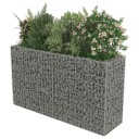 vidaXL Gabion høybed galvanisert stål 180x50x100 cm