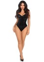 Leg Avenue Svart Bodysuit med Paljetter til Dame Large