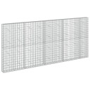vidaXL Gabion med 3,5 mm tråd og 5x10 cm mesh 450x20x200 cm