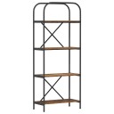  Bokhylle Gammelt tre 60 x 30 x 146 cm Konstruert tre