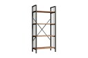 Bokhylle Zakkum 60x150 cm   Svart