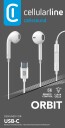 CellularLine Orbit Ørepropper med USB-C - Hvit