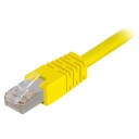 Deltaco Cat6 Nettverkskabel 3m U/UTP Gul