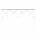  Sengegavl i metall hvit 150 cm 8721012374690