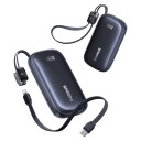 Baseus EnerFill FC21 Qpow 3 Ultra 10 000 mAh 45 W powerbank med integrert snor Svart