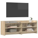  TV skap 135 x 33 x 47 cm Sonoma eik Konstruert tre
