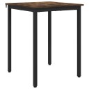 vidaXL Spisebord 60 x 60 x 75 cm Konstruert tre Røkt Eik Torget