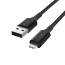 Belkin USB-A til Lightning Smart LED-kabel 1,2m svart