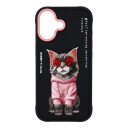 Nimmy Glasses Cool Kat Deksel for iPhone 17 Svart