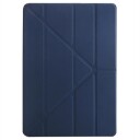 iPad 10.2 2019/2020/2021 Origami Stand Folio-etui Mørkeblå