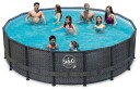 Swing Pools Elite Bassengsett 488x122 cm Svart