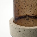House Doctor Rivo Lysestake 21,5 cm i Brun - Stilig Design med Munnblåst Glass