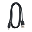 ELETRA USB 2.0 AM - MINI BM 1M KABEL, SVART