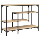  Konsollbord med hyller sonoma eik 100x35x75 cm 8721012195707