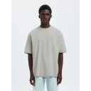 Selected Slhlooseoscar Ss O Neck Tee Noos   Grey   S