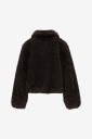 Twentyfour   Teddyjakke Mode Teddy Jacket   Brun
