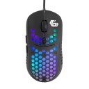 Gembird Ragnar RX400 Gamingmus med RGB-lys, 6 knapper, 10000 DPI - Svart
