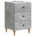  Nattbordskap Betonggrå 43x 41 x 66,5 cm Konstruert tre