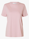 Selected Femme My Essential Short Sleeve O-Neck Tee Rosa XS