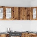  Veggmontert kjøkkenskap gammelt tre 60x31x60 cm konstruert tre 8721158719539