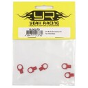 Yeah Racing YA-0621RD 1/10 Scale Accessory Car Tow Hook 5pcs