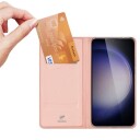 Samsung Galaxy S24+ Dux Ducis Skin Pro Flip-deksel Rosa