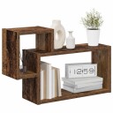 vidaXL Vegghylle Veggmontert Gammelt tre 55 x 15 x 35 cm