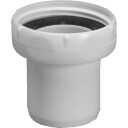 Purus Lige Overgang 1 1/2" x Ø32 mm Kloakkadapter i Hvit Plast