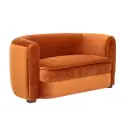 Bloomingville Creative Malala Sofa - Orange Velur 1697268-01-0 1603508-01-0