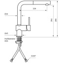 Tapwell Evo285 CR med Uttrekk Krom (TA-4230335)