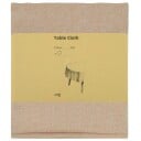 vidaXL Bordduk 5 stk. Rund Beige Ø 160 cm