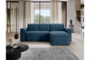 Ume 4 seter Sofa med Sjeselong   Blå