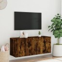 vidaXL Veggmontert TV-benk røkt eik 100x30x41 cm 8721012255548