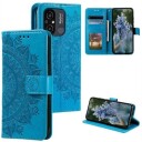 Xiaomi Redmi 12C Mandala Series Lommebok-deksel Blå