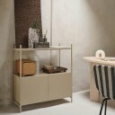 Ferm Living Punctual Cabinet   Anthracite Skap Cashmere