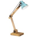  Vegglampe 25 W denimblå 23x18x96 cm E27