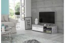 Iztaza TV-benk 120 cm - Betonggrå/Hvit